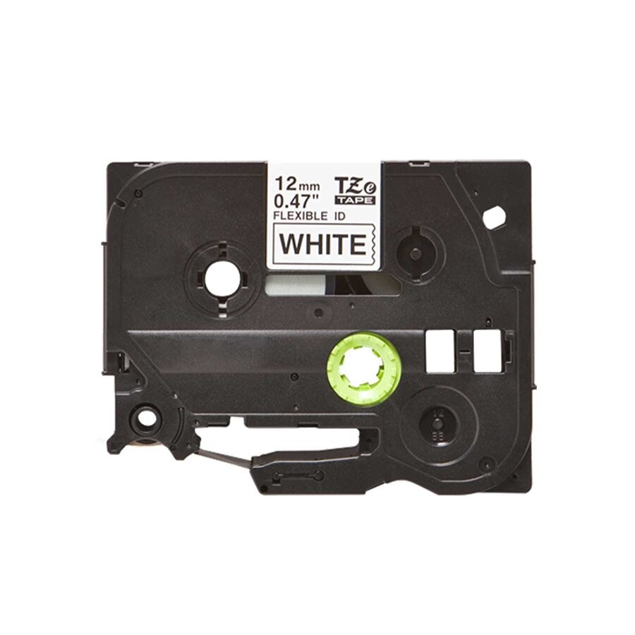 Brother TZe-FX231 Flexible Black/White 12mm Label Tape Cassette