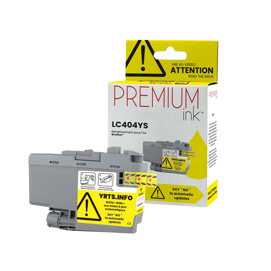 Brother LC404 Dye Yellow