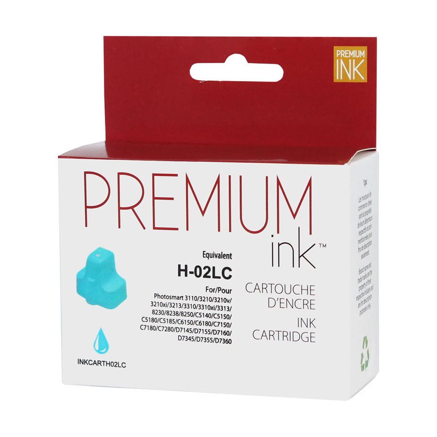 HP No. 02 C8774W Lt Cyan