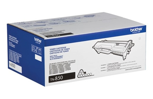 Brother TN850 Black Toner Cartridge, High Yield