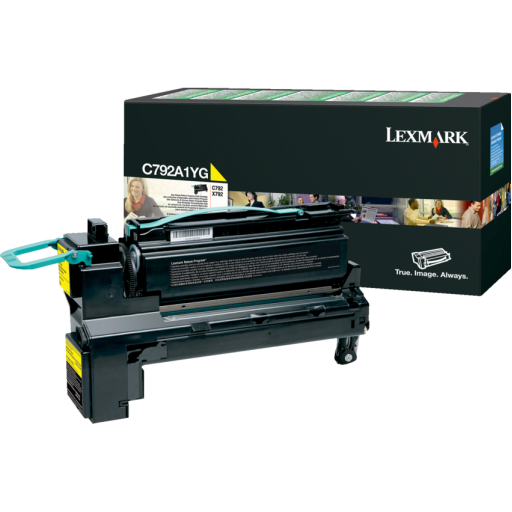 Lexmark C792, X792 Yellow Return Program Print Cart