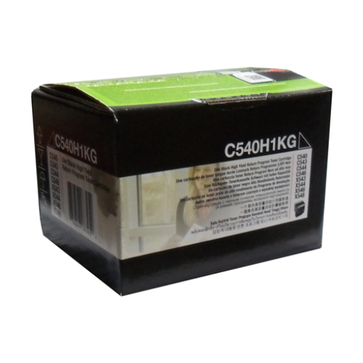 Lexmark C54x/X54x Black Return Program 2.5K Toner Cartridge