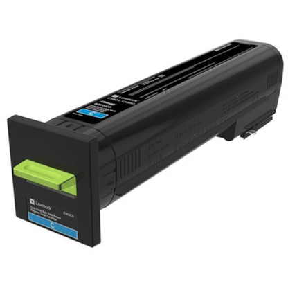 82K1XC0 Lexmark CX825, CX860 Cyan Extra High Yield Return