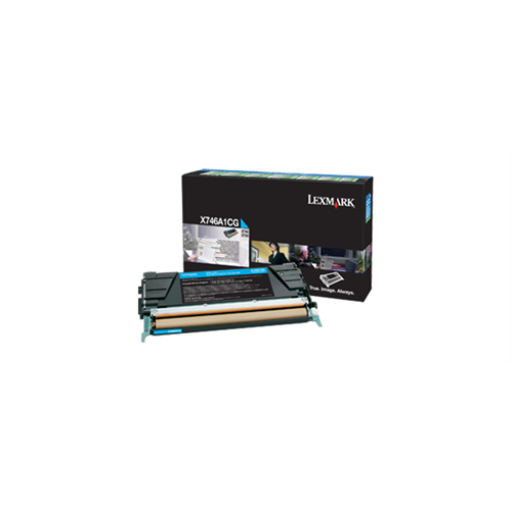Lexmark X746,748 Cyan Return Program 7K Toner Cartridge