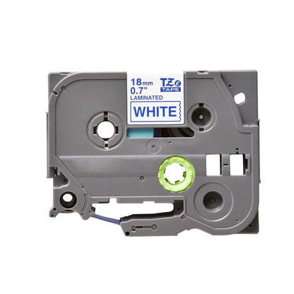 Brother TZe243 Blue/White 18mm Label Tape Cassette