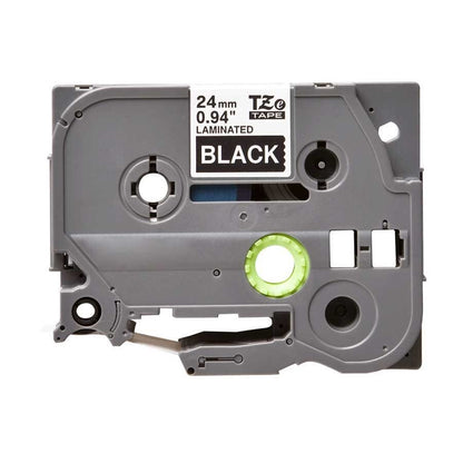 Brother TZ-355 White/Black 24mm Label Tape Cassette