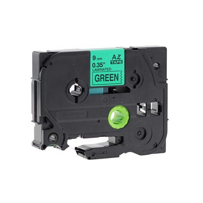 Brother TZ-721 Black/Green 9mm Label Tape Cassette