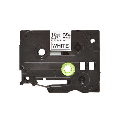 Brother TZe-FX231 Flexible Black/White 12mm Label Tape Cassette