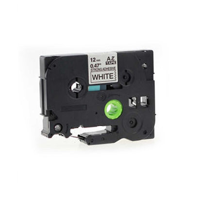 Brother TZe-S231 Extra Strength Adhesive Black/White 12mm Label Tape Cassette