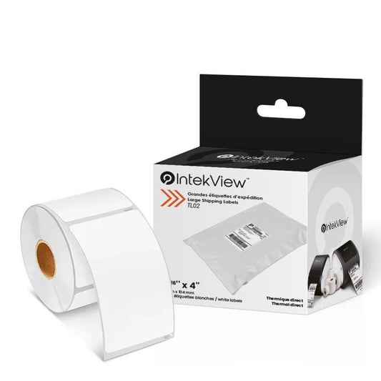 2.3125" x 4" Direct Thermal Shipping Labels 1" Core (300)