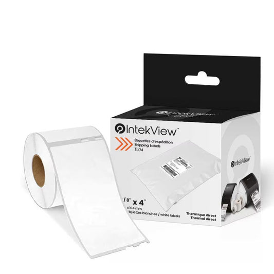 2.125" x 4" Direct Thermal Shipping Labels 1" Core (220)