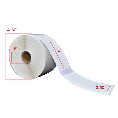 2.5" x 4" Universal Direct Thermal Labels 1" Core (500)