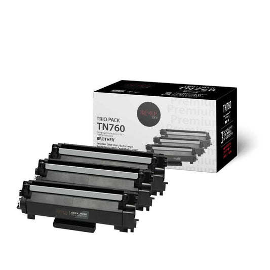 Brother TN760 Trio Pack 3K
