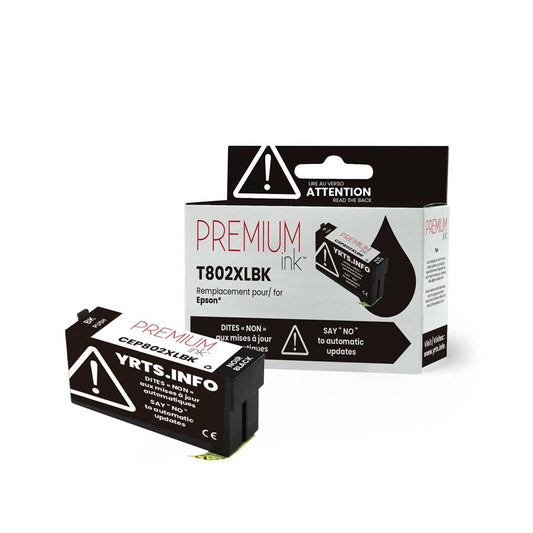 Epson T802XL YRTS Black 2.6K