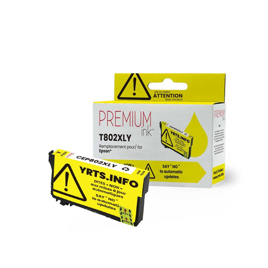 Epson T802XL YRTS Yellow 1.9K