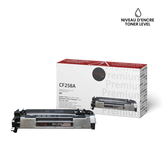 HP CF258A YRTS (With Ink Level) 3K