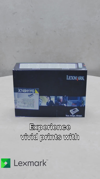 Lexmark X748 Yellow Return Program 10K Toner Cartridge