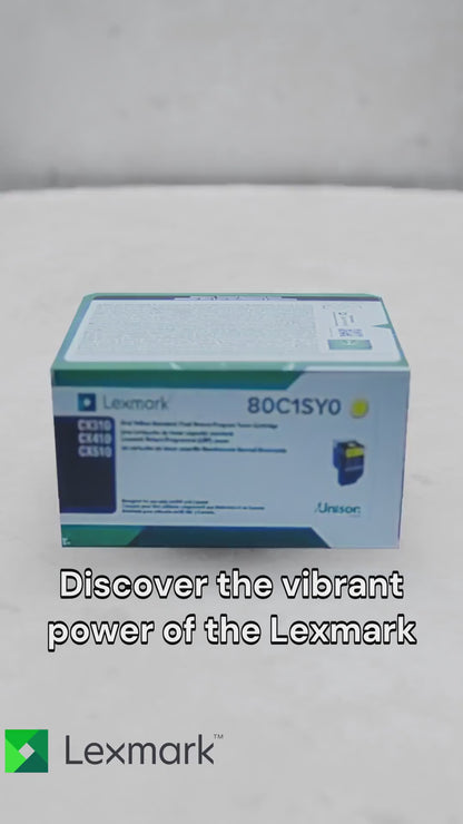 Lexmark CX310,410,510 Yellow Return Program 2K Toner Cartridge
