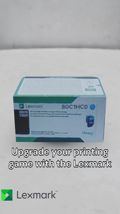 Lexmark CX410,510 Cyan Return Program 3K Toner Cartridge