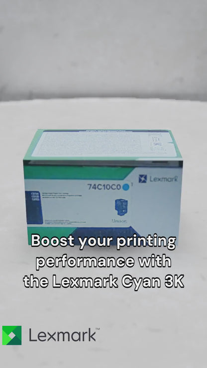 Lexmark CS720,CS/CX725 Cyan Return Program 3K Toner Cartridge