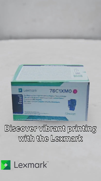 Lexmark CS/CX421, 52x, 62x Magenta Return Programme 5K Toner Cartridge Part no.: 78C1XM0