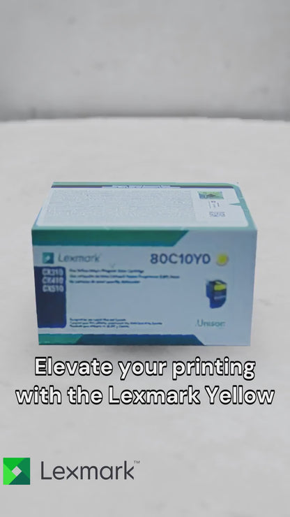 Lexmark CX310,410,510 Yellow Return Program 1K Toner Cartridge