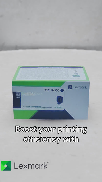 Lexmark CS730, 735, CX730 Black Return Programme 22K Toner Cartridge Part no.: 71C1HK0